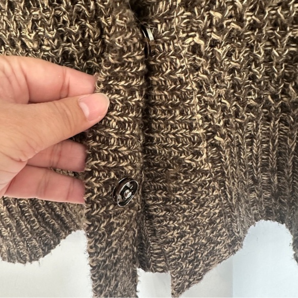 Vintage Say What USA Faux Fur Cardigan Sweater Women Size Medium Y2K Retro - Picture 5 of 11